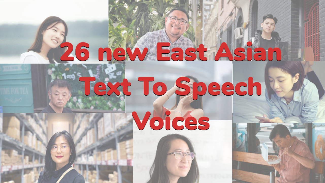 Mandarin, Cantonese, Japanese, Korean, Malay, Vietnamese and Filipino text to speech Mandarin, Cantonese, Japanese, Korean, Malay, Vietnamese and Filipino text to speech