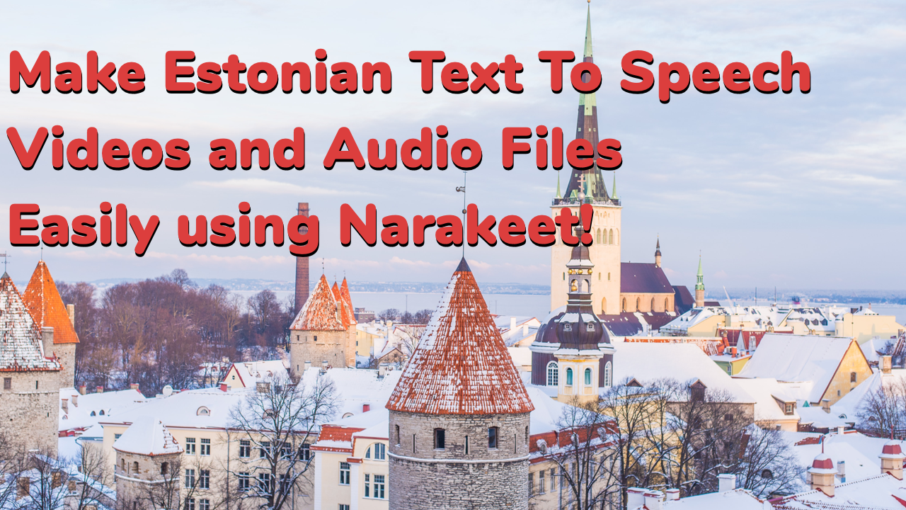 Text to speech Estonian Text to speech Estonian