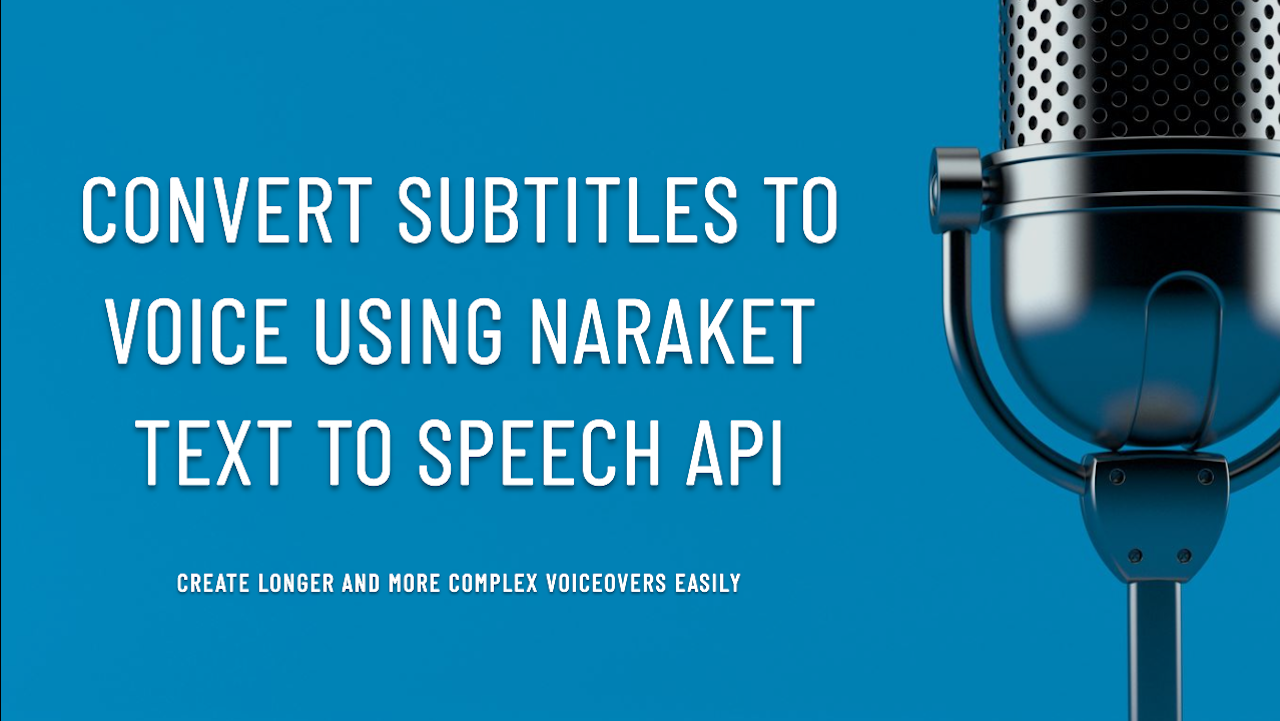 Realistic text to speech API Realistic text to speech API