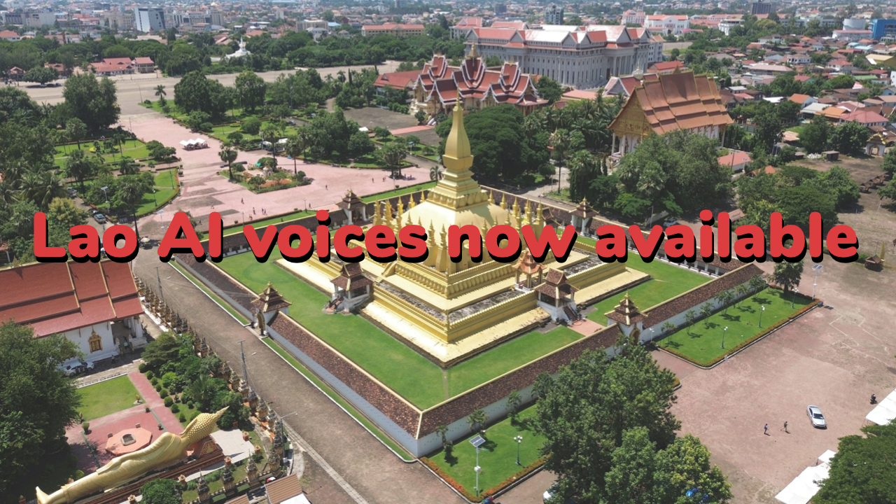 New Lao AI voices New Lao AI voices