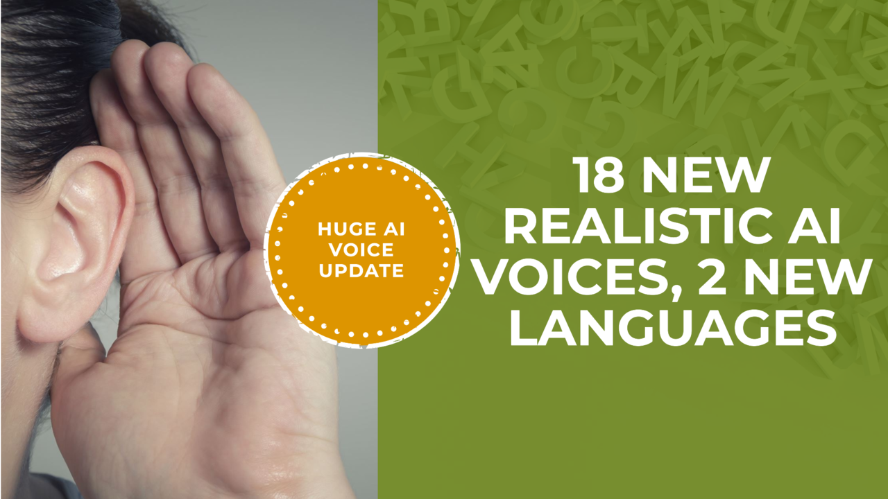 18 new AI voice generators 18 new AI voice generators