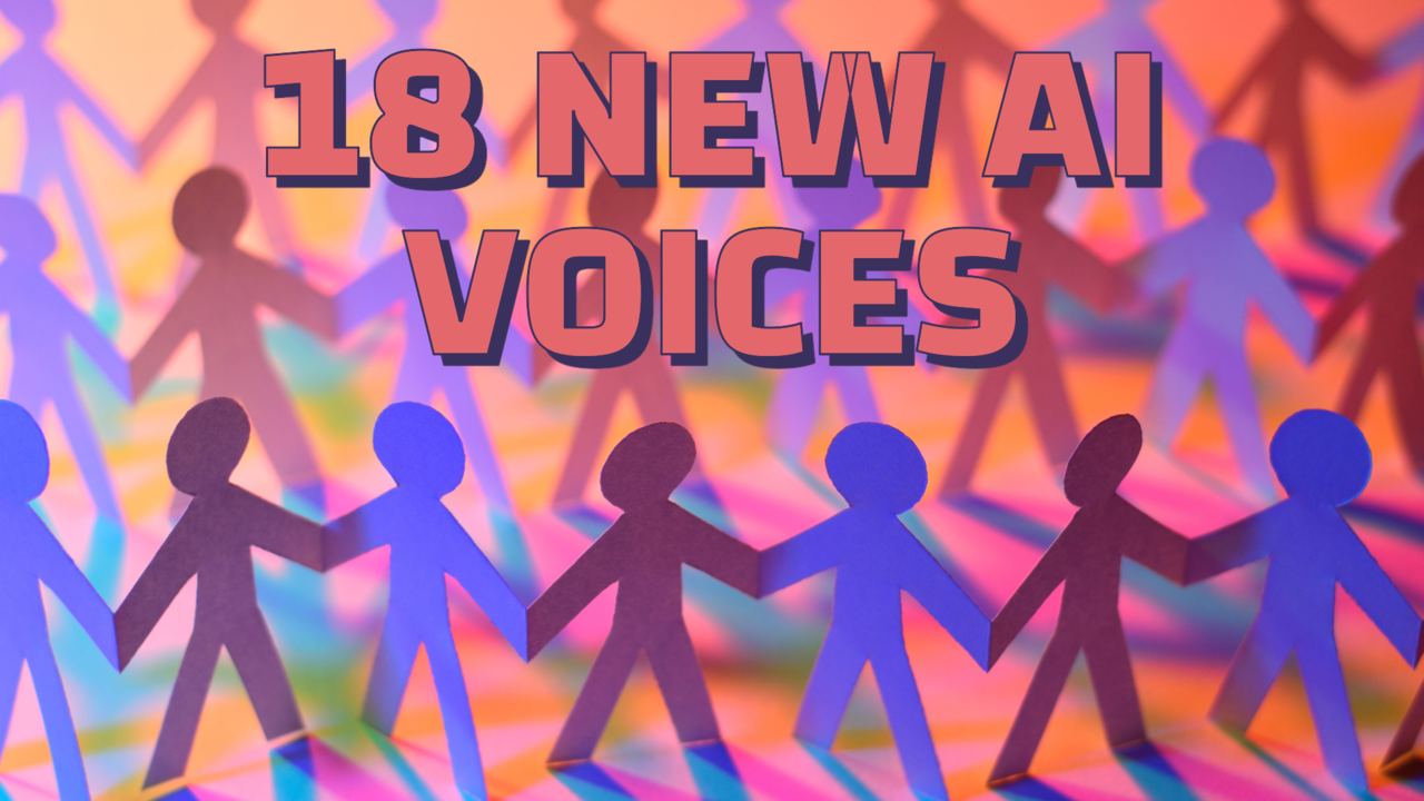 18 new AI voice generators 18 new AI voice generators